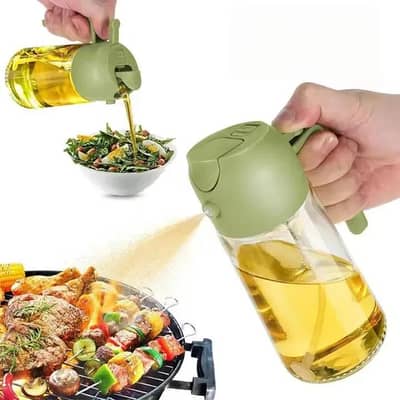 2-in-1 Smart Oil Bottle: Spray bhi aur Pour bhi!