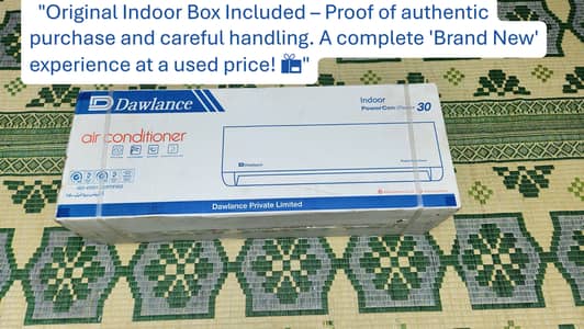Dawlance AC 1.5 Ton Inverter Heat & Cool - BOX PACK - 10/10 CONDITION
