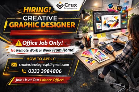 Looking for talented and creative Graphic Designers.