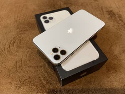 Complete BOX iPhone 11 Pro Max 256gb White DUAL SIM PTA APPROVE