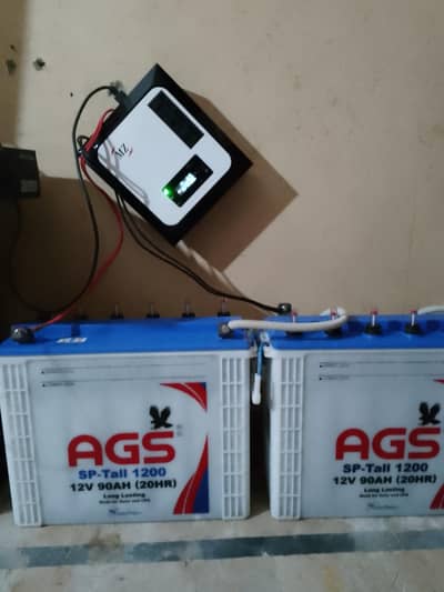AGS tall tubular batteries and 24v inverter mz