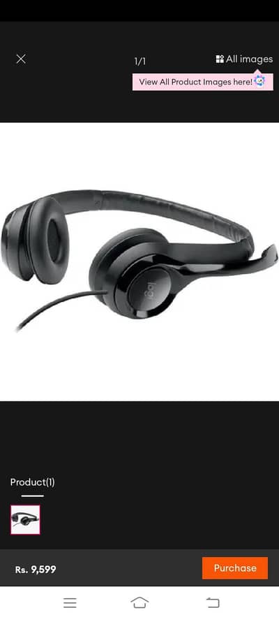 Logitech headphones 