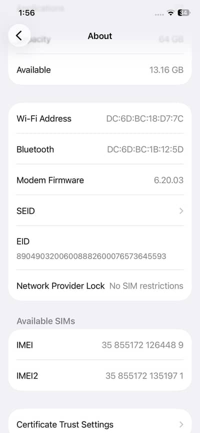 iPhone 12 64GB Non-PTA – Neat Condition