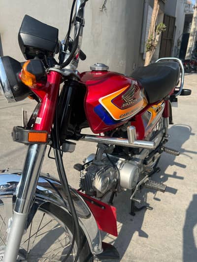 Honda CD 70 2024/25 condition 10 by 10 all document clear