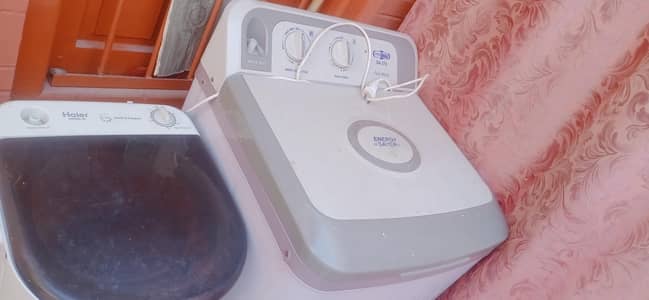 10 kg super asia machine and 6 kg  haier spiner ( dryer)