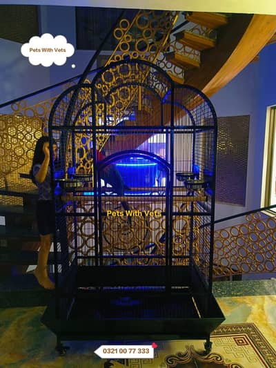 Grey | Parrot | Macaw & Cockatoo Bird Customized cages | Parrot cage