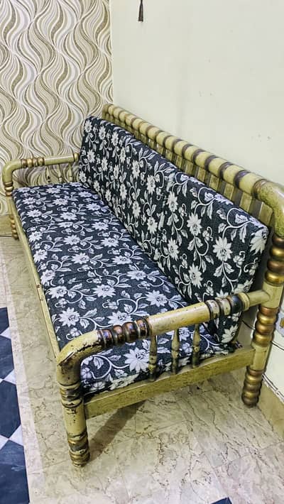 Pure wood old sofa set