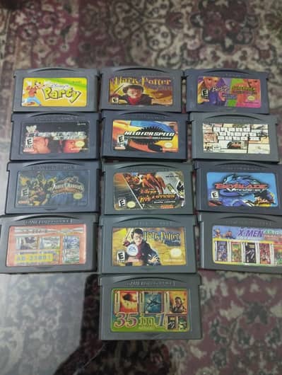 Gameboy advance gba ds carts