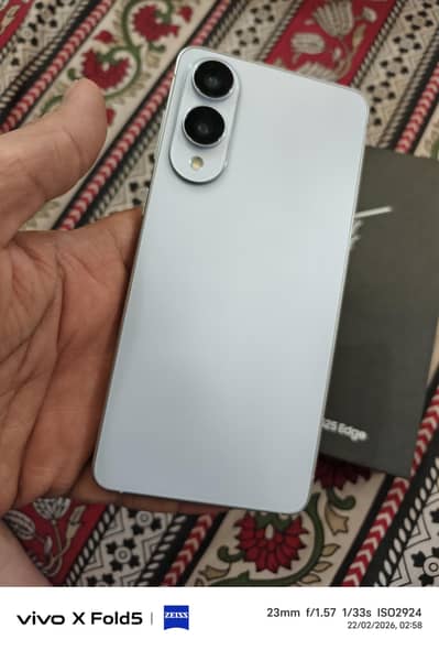 Samsung S25 Edge 512gb Icy Blue Titanium