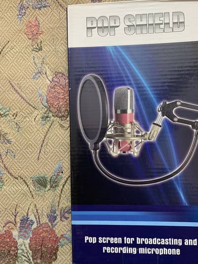 Doomhot audio microphone tripod mic set recording with filter combo 2