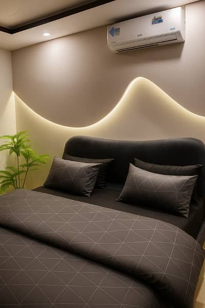 2 Bedrooms Luxury Furnished Apartment is Available For Rent in Bahria Town Lahore