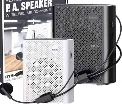 Voice Amplifier BTS,1385 for Teachers with Wired Microphone Headset