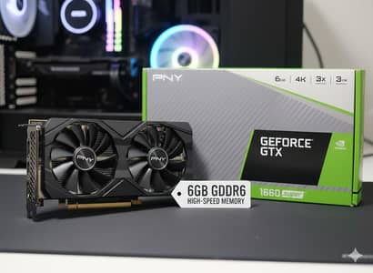 Mint PNY GTX 1660 Super 6GB GDDR6 | Original Box | Like New!