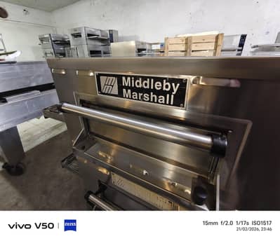 American pizza oven conveyor middleby marshall 18inch belt wao model