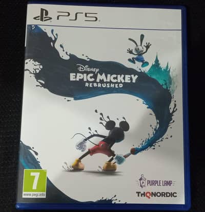 Disney Epic Mickey: Rebrushed (PS5) - Like New  Ready to Play!