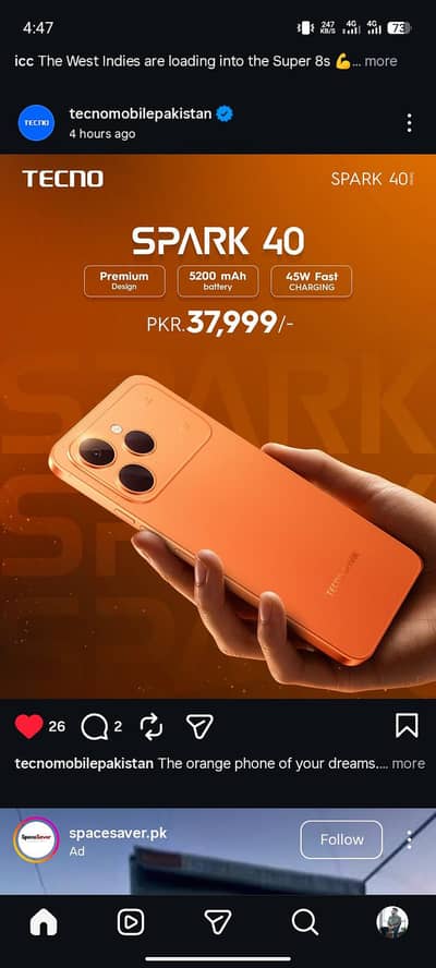TECNO SPARK 40 DEMAND COLOR