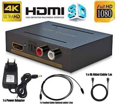 HDMI Audio Extractor Splitter,HDMI to HDMI Audio Converter+Optical