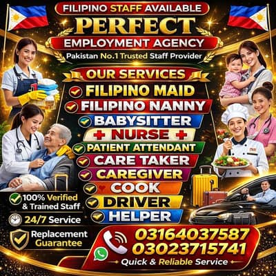 Nurse / Patient Attendant /Care Taker /Baby sitter /Nanny /Maids