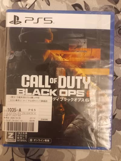 Call of Duty Black Ops 6 PS5 new