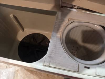 washing machine with spiner