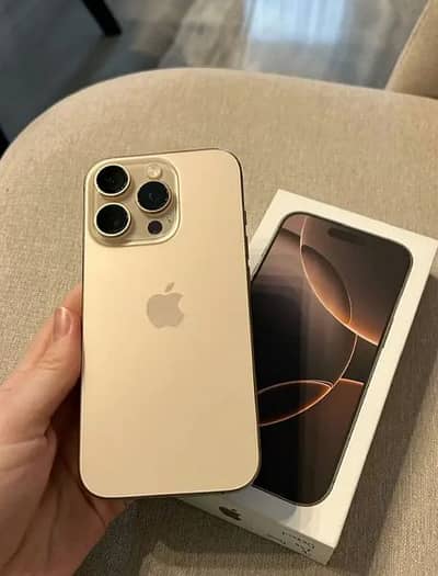 Iphone 16 pro max PTA approved official 512GB with full box.  15