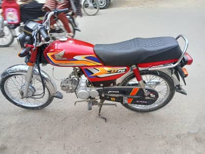 Honda CD 70 2025 Model - Total Genuine - Just Like New