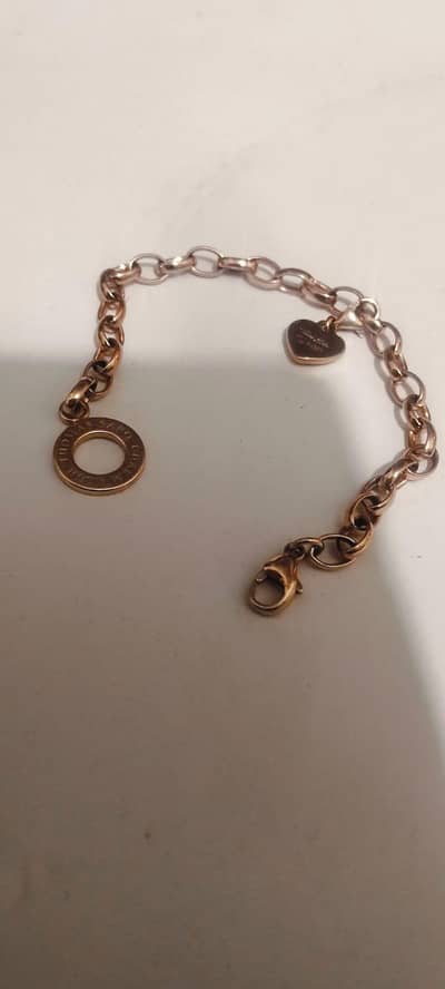 925 Sterling Silver Rose gold plating bracelet