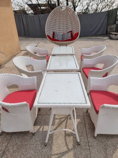 Chairs,Table,partition & swing