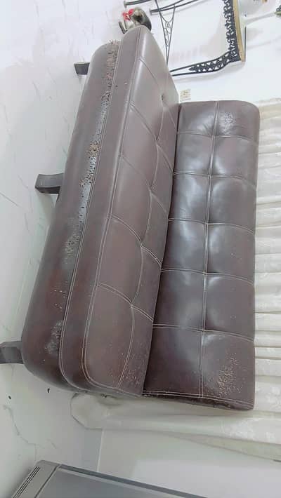 Leather Sofa Set