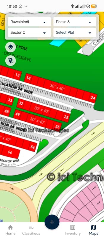 5 Marla Commerical Plot For sale C commerical Bharia town Phase 8