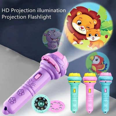 Cartoon light projector for playing kids