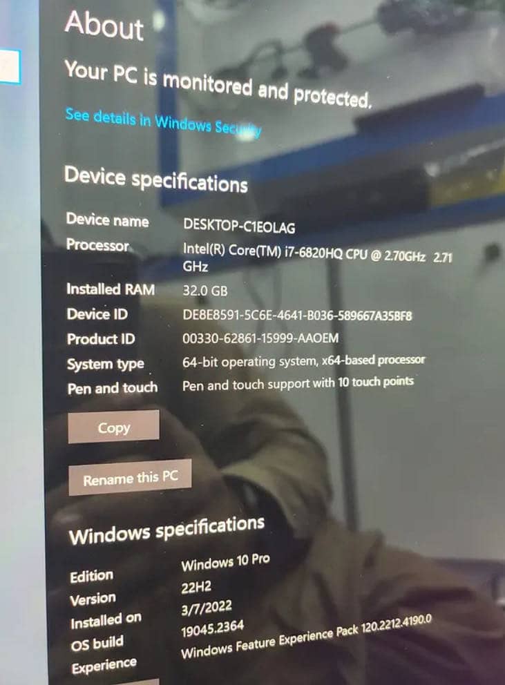 Microsoft Surface Studio screen size 28” 4