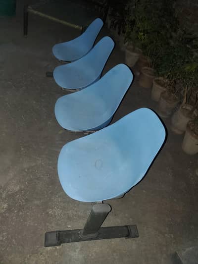 Boss 4 seater Bench 2 piece   Shell Sofa 4-Seater  Double Channel