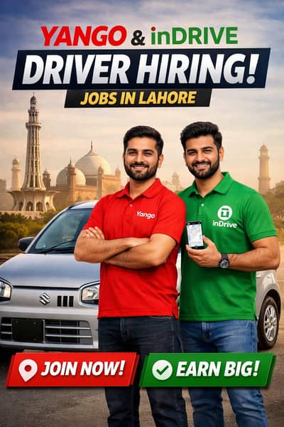 Hiring for driver in lahore