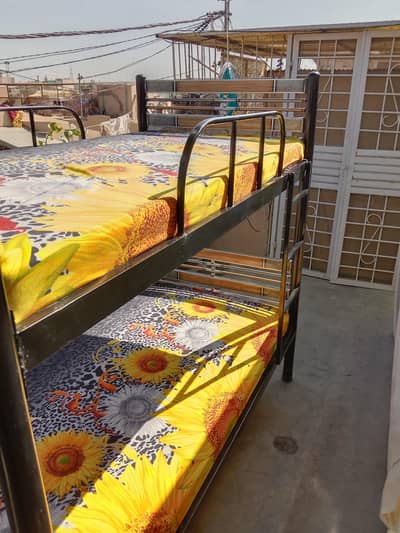 Bunker bed for sale with Mattresses in good condition