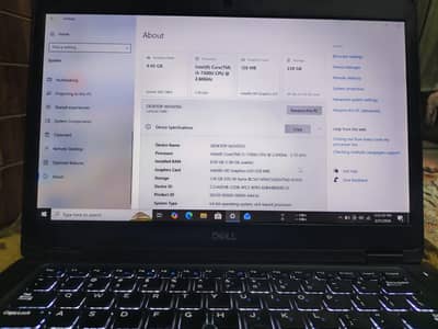 Dell Latiude 5480 - Core i5 i7th gen