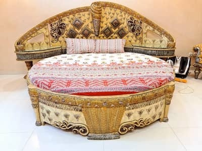round bed  furniture