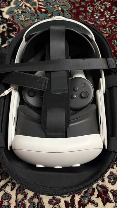 Meta quest 3 with lots of accessories