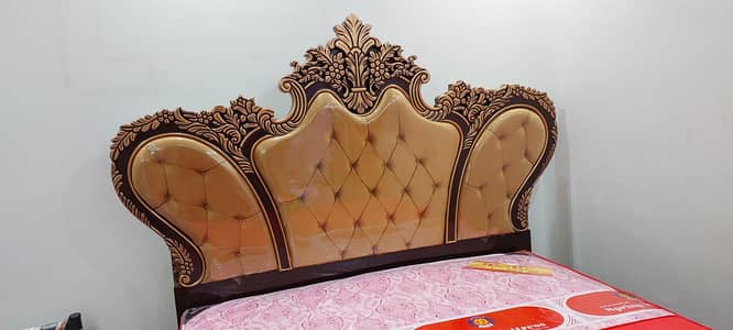 king size bed with side tables dressing brand new condition