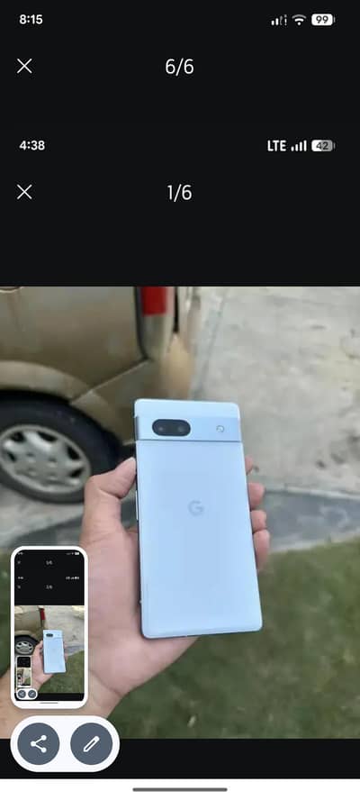 Google pixel 7a official PTA 8/128 exchange with good mobile