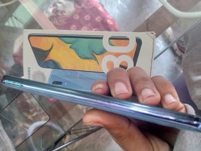 Samsung A30 with box urgent sale