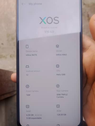 infinix note 12 all ok pta proved original panel