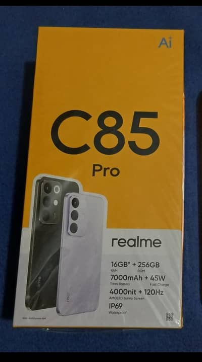 Realme C85 Pro 8/256  with box and charger