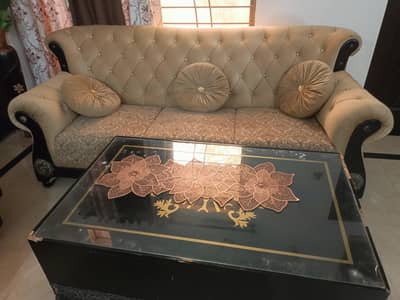 Sofa set 3+2+1 including table