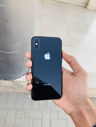 Iphone x pta approved 64gb black color