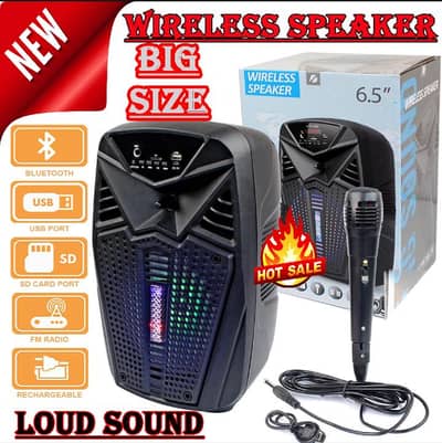 wireless speaker big size only 1 month use