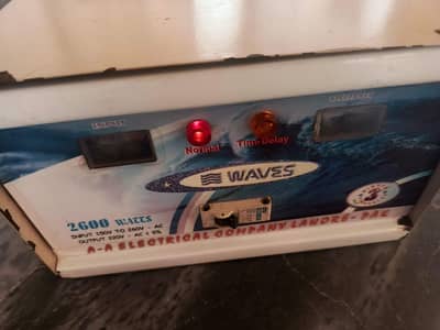 WAVES 2600W Voltage Stabilizer , Heavy Duty | Fully Working Condition