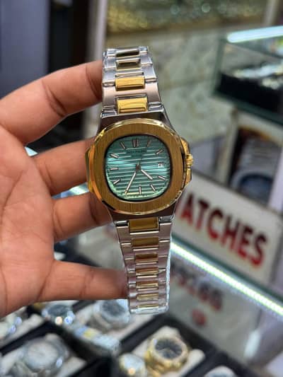 Premium Nautilus Style Quartz Watch | Stainless Steel | Rs. 4500