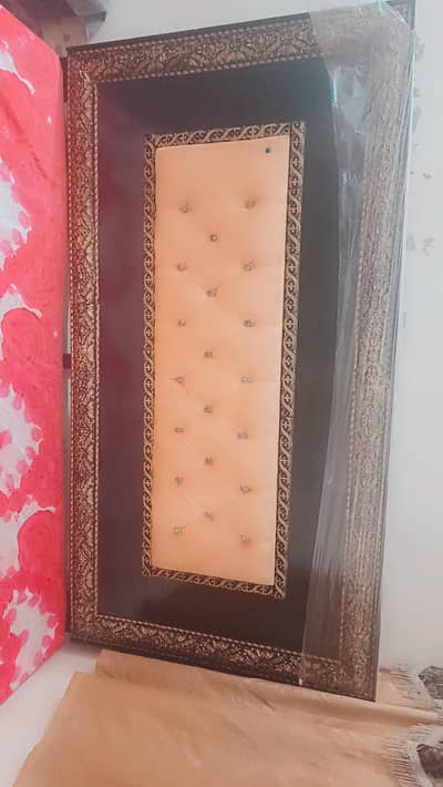 bed, double dressing with 2 side tables