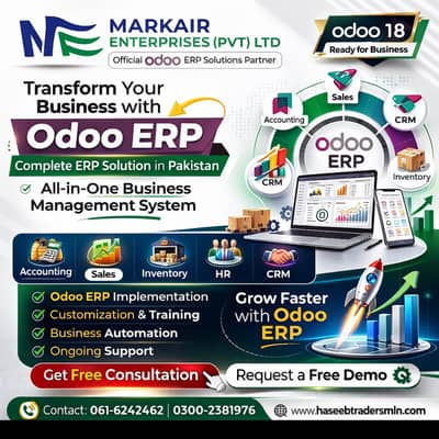 ODOO ERP SOFTWARE (MARKAIR)